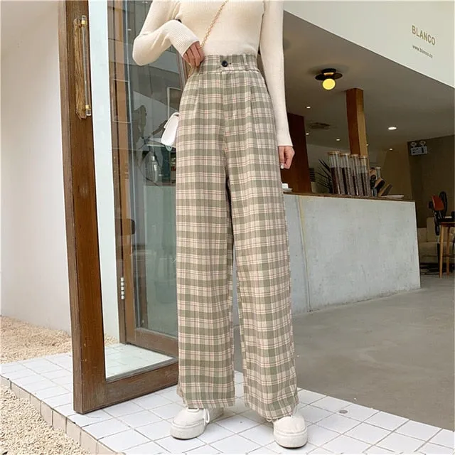 2021 Women's Streetwear Korean Style Wide Leg Harajuku Baggy Pants Sizes S - 4XL