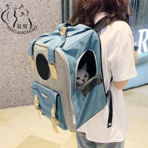 5 Styles Pet Cat Carrier Backpack