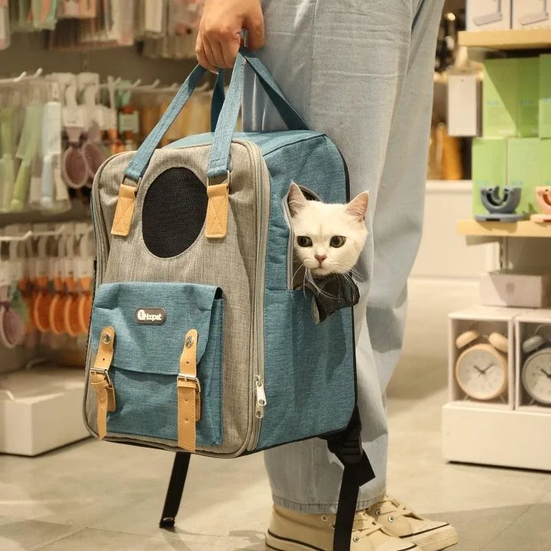 5 Styles Pet Cat Carrier Backpack