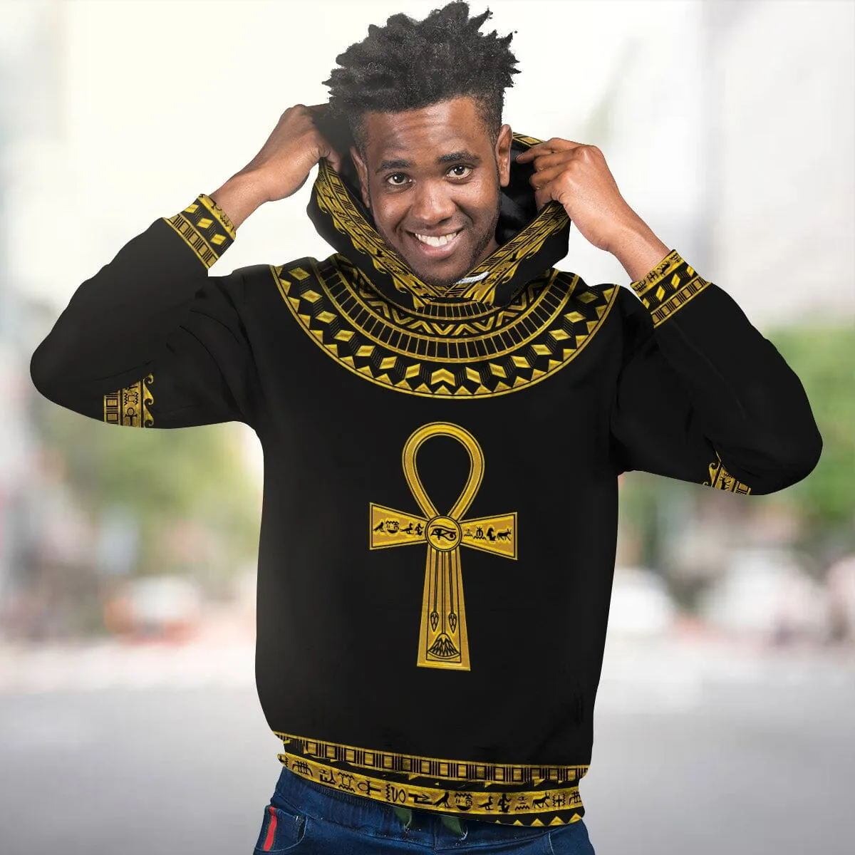 Ankh Egypt 1 All-over Hoodie