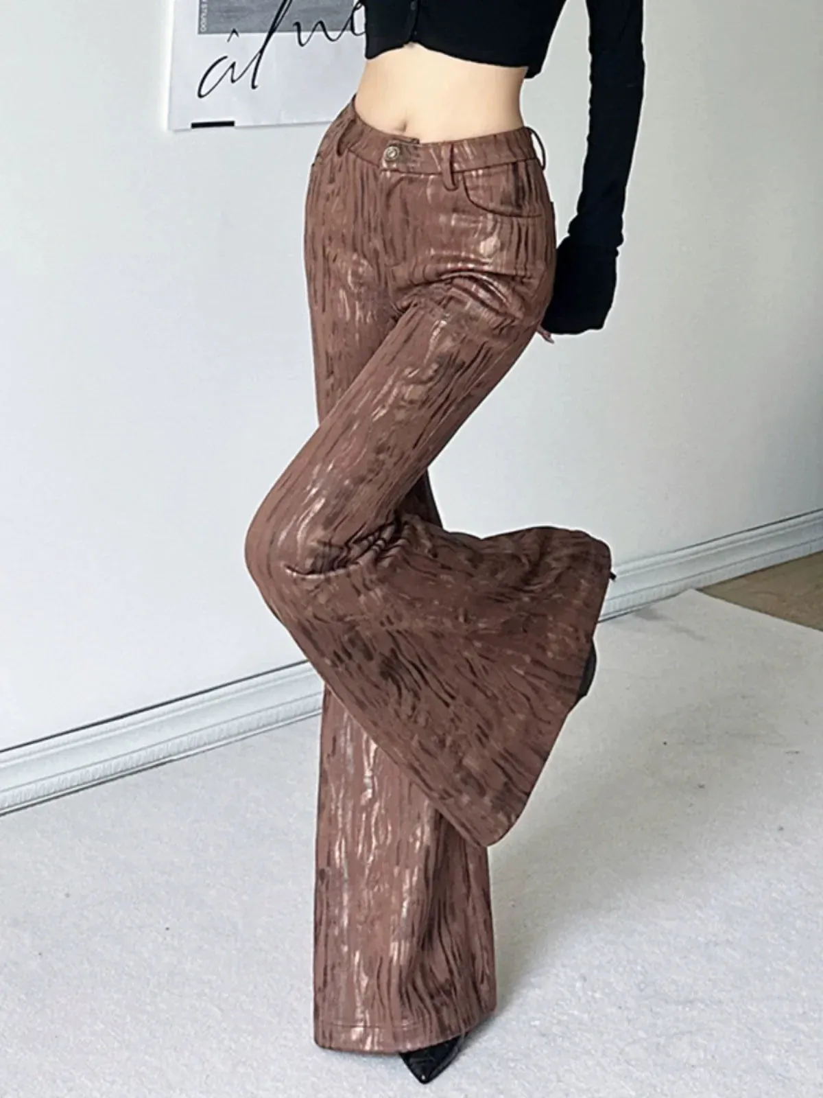 Atara High-Waist Bootcut Trousers