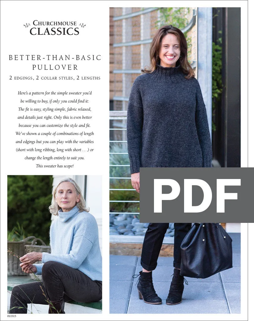 Better-Than-Basic Pullover Pattern