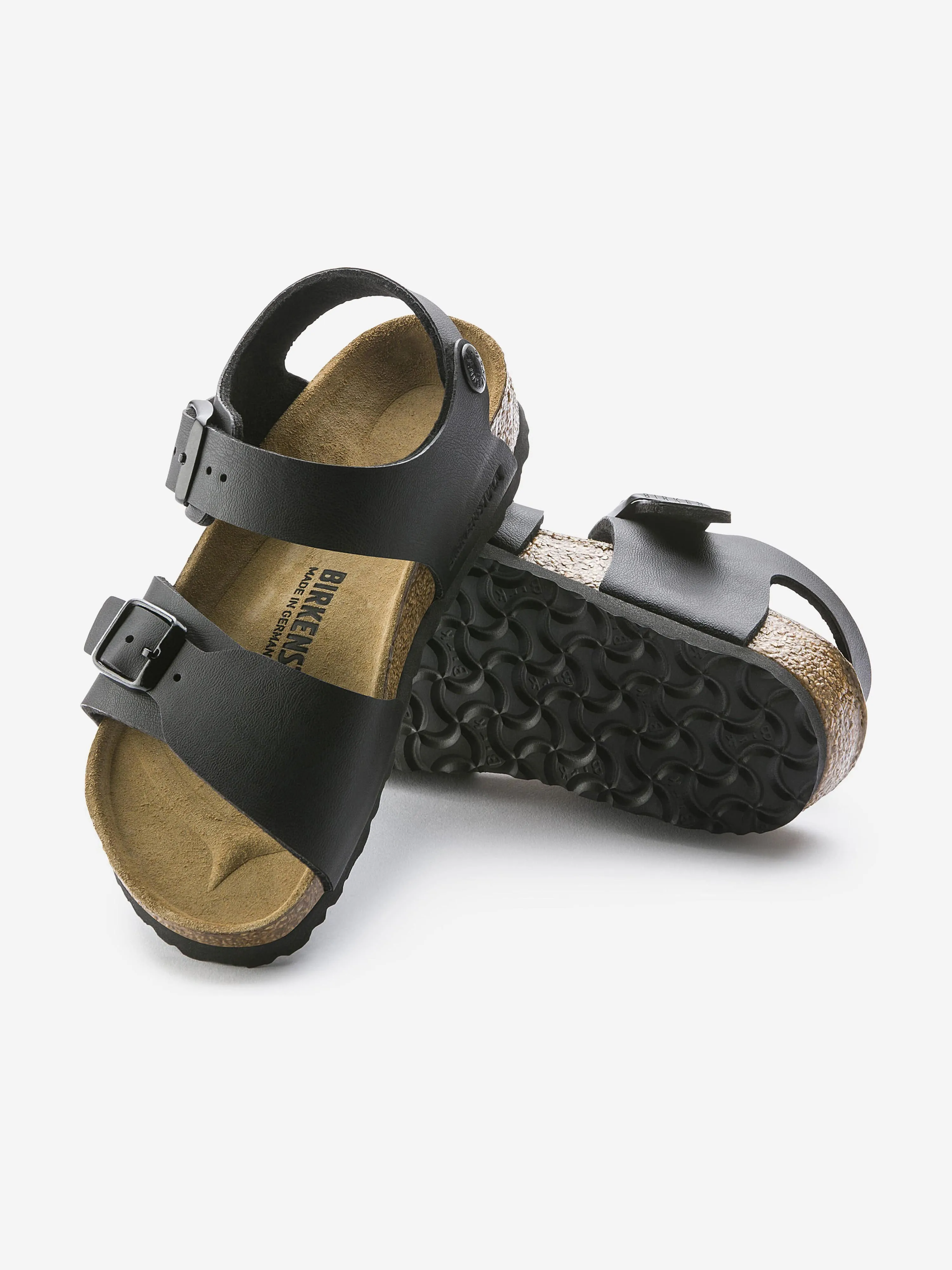 BIRKENSTOCK Boys New York Classic Sandals in Black