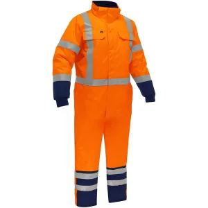 Bisley 344M6453X-ORNV/4X ANSI Type R Class 3 Extreme Cold Coverall with X-Back