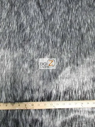 Blonde Arctic Alaskan Husky Long Pile Faux Fur Fabric / Sold By The Yard