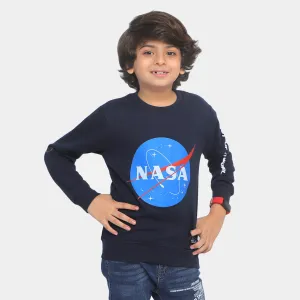 Boys Sweatshirt Nasa - Navy Blue