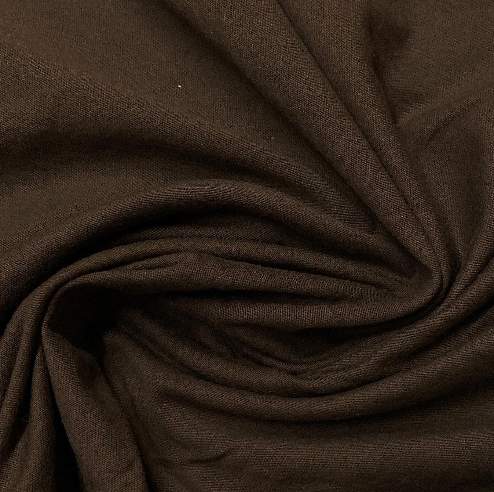 Brown Cotton Jersey Fabric