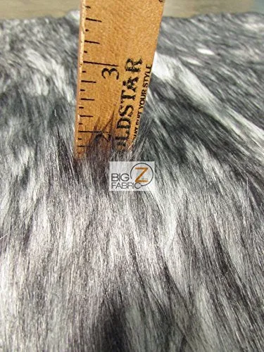 Burgundy Arctic Alaskan Husky Long Pile Faux Fur Fabric / Sold By The Yard