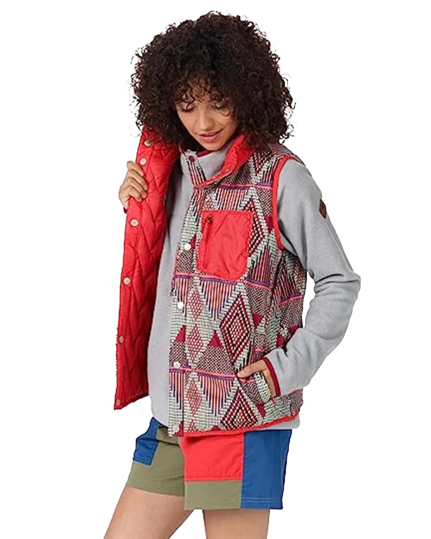 Burton Women's Hella Light Insulated Vest - Anedeg/Coral