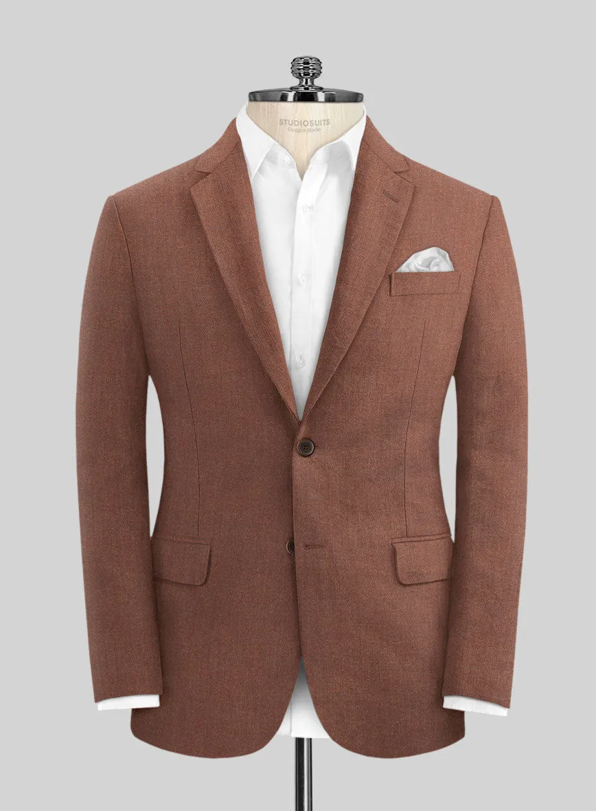 Campari Copper Linen Suit