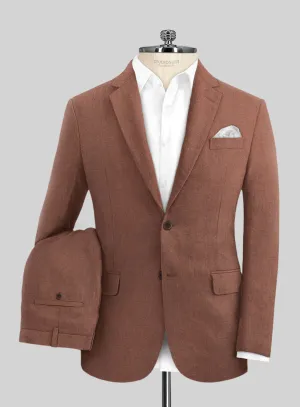 Campari Copper Linen Suit