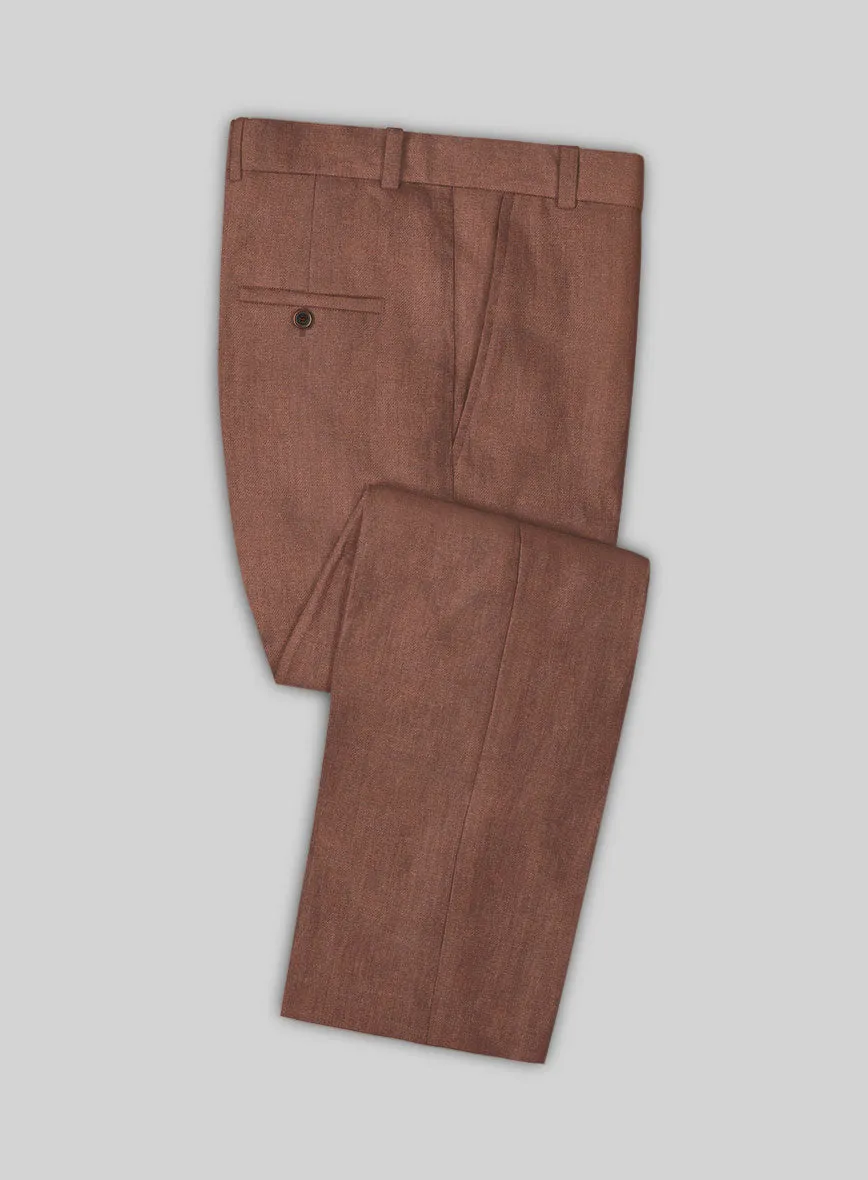 Campari Copper Linen Suit