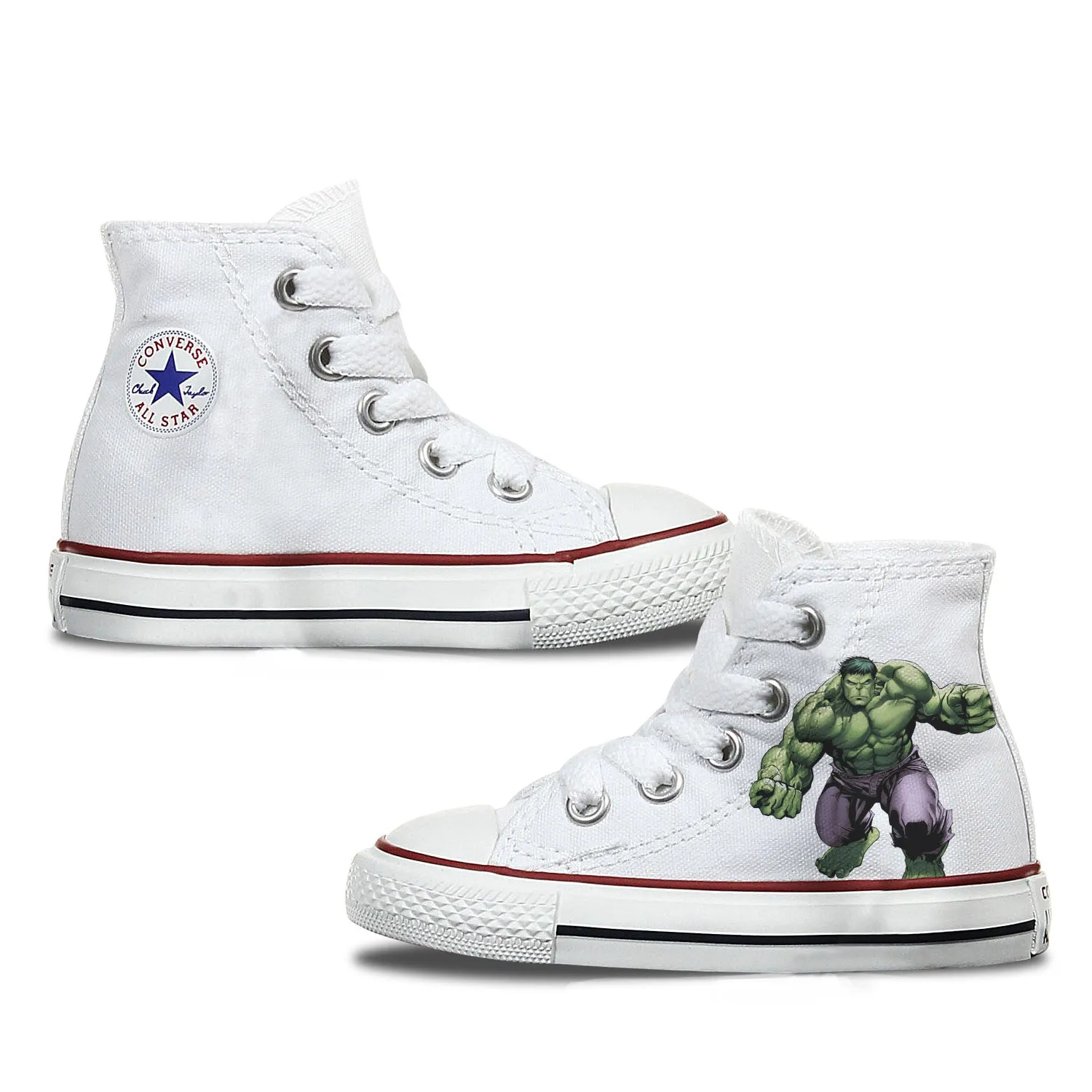 Converse Custom Hulk Kids Shoes