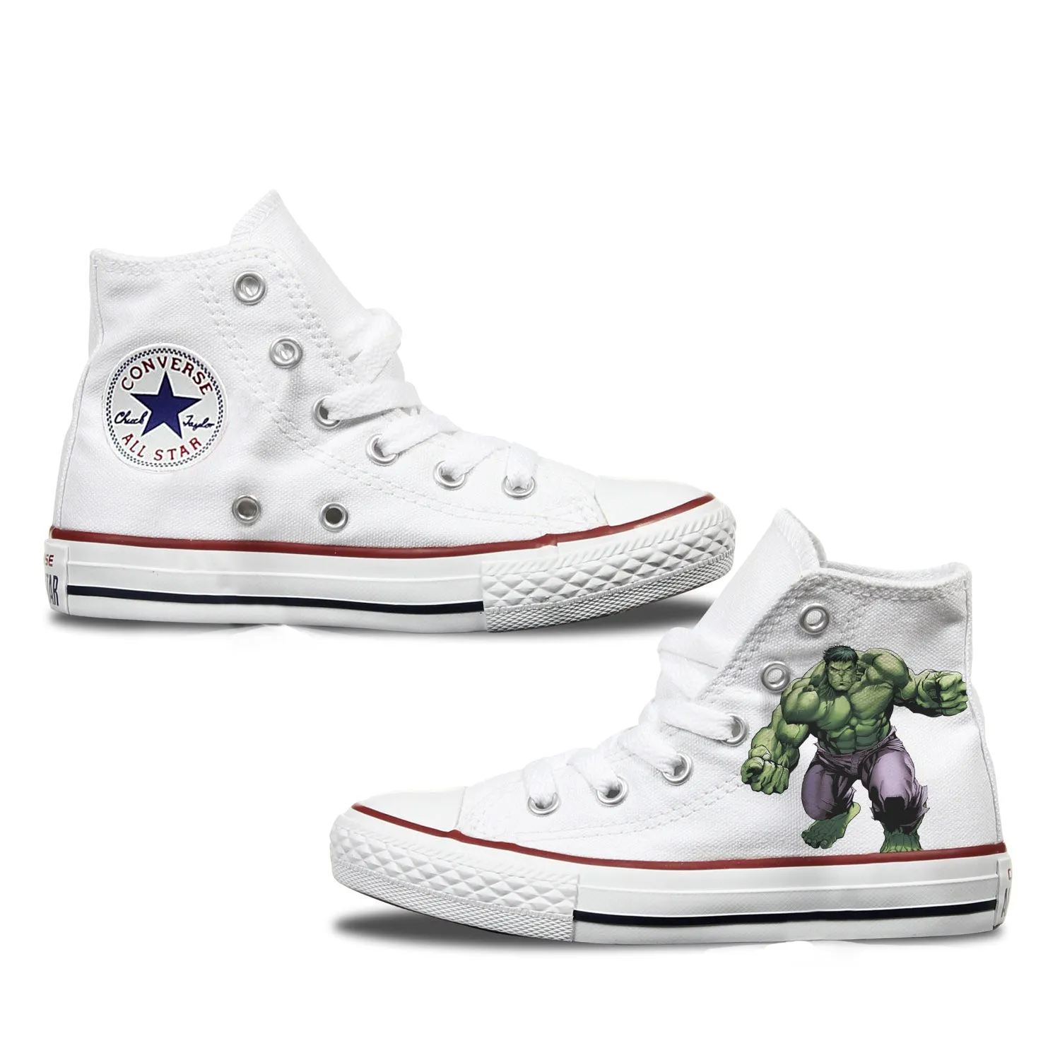 Converse Custom Hulk Kids Shoes