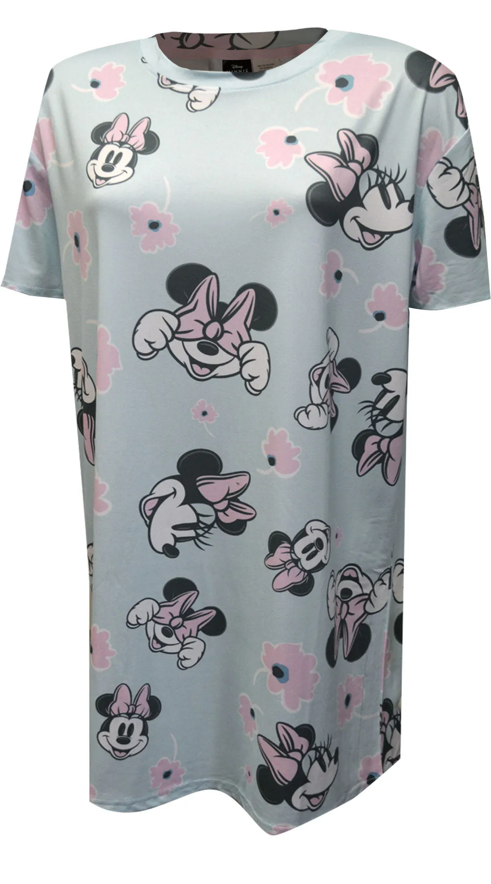 Disney's Minnie Mouse Light Blue Floral Nightshirt