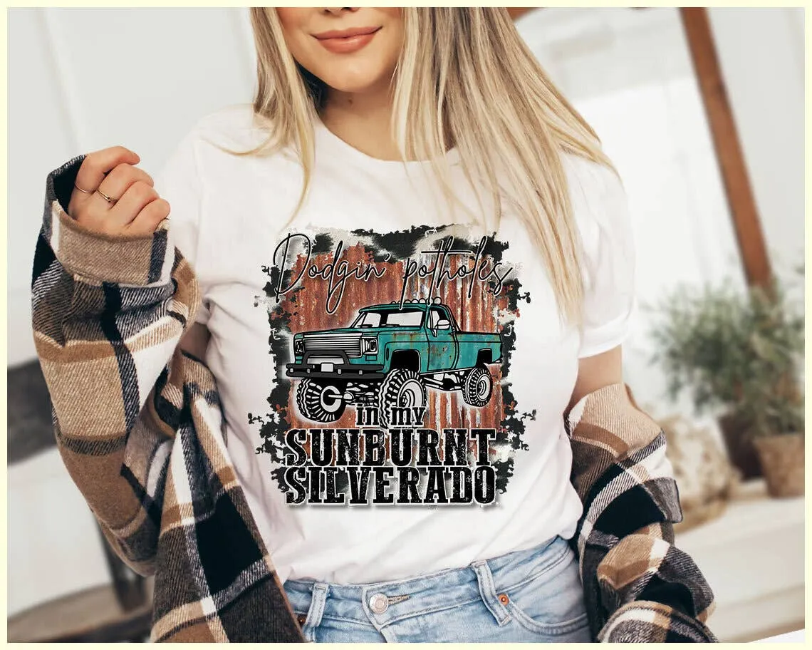 Dodging Potholes - Wallen Country Music T-Shirt