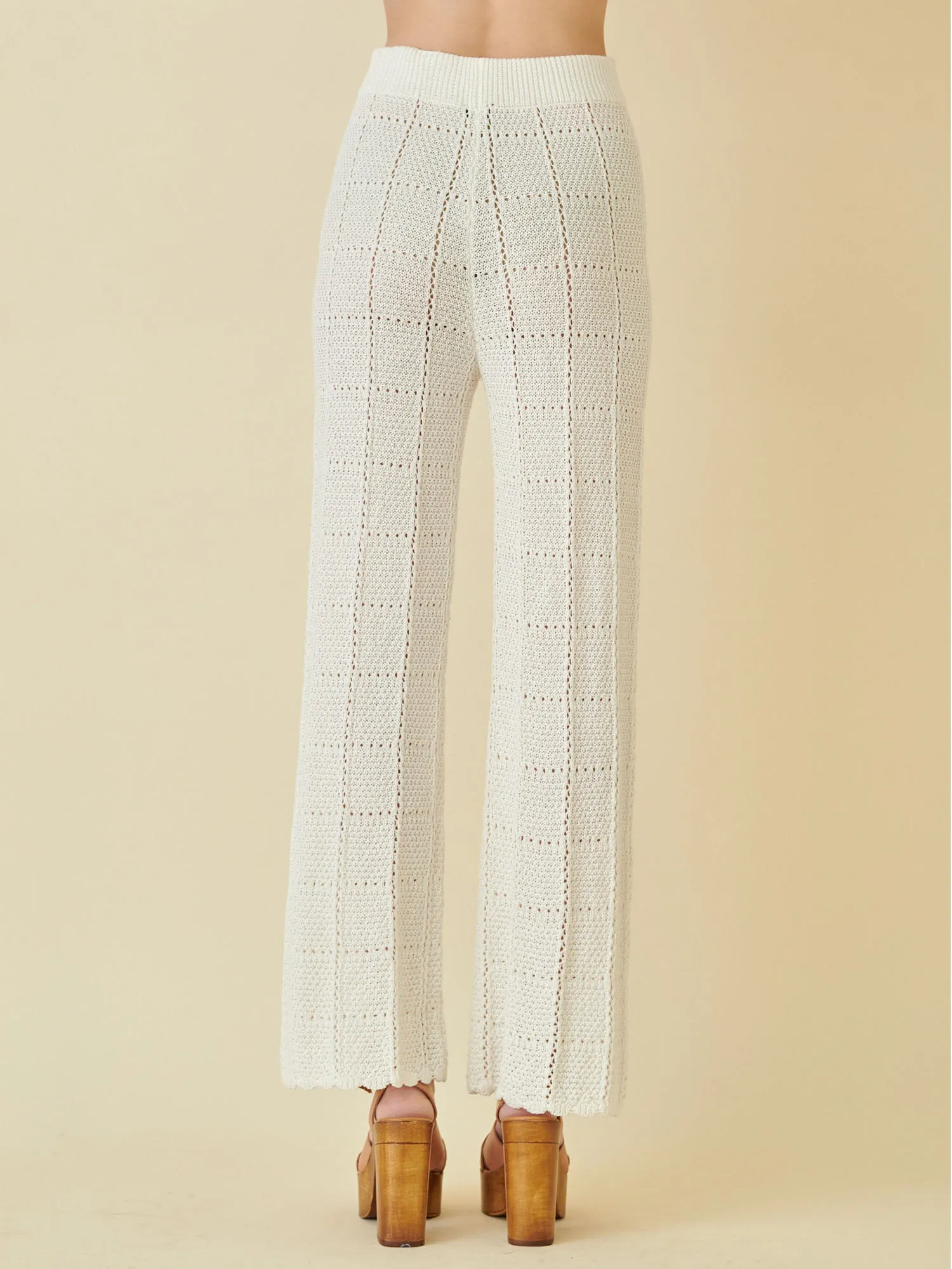 Fore Collection High Rise Crochet Pant - Brands We Love