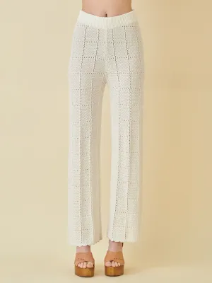 Fore Collection High Rise Crochet Pant - Brands We Love