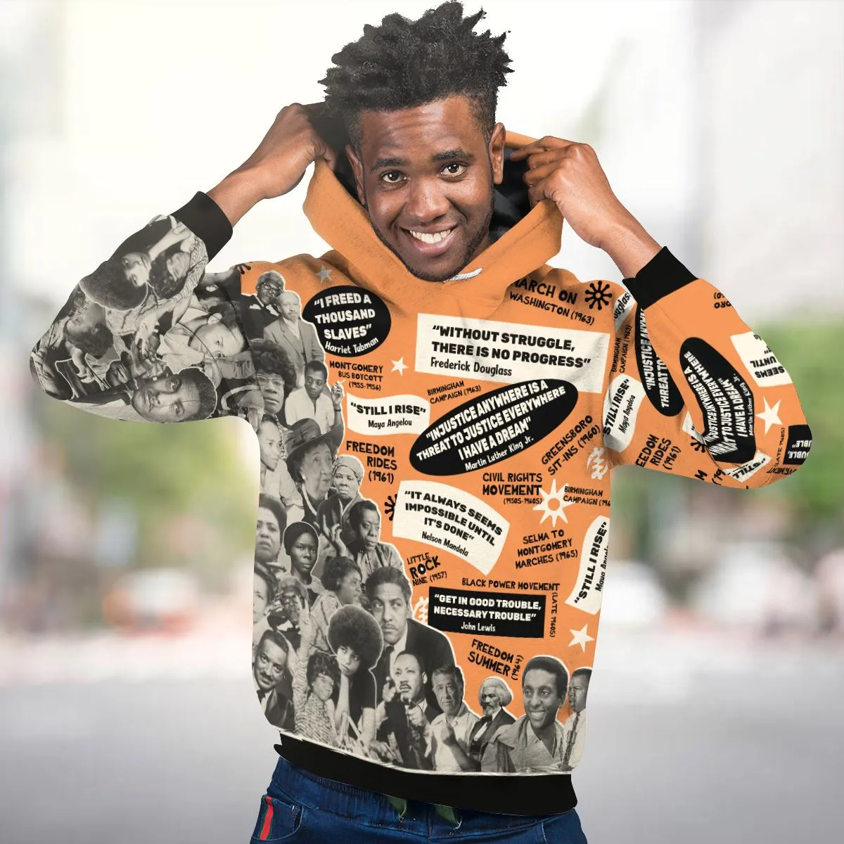 Freedom Threads Civil Rights Edition All-over Hoodie