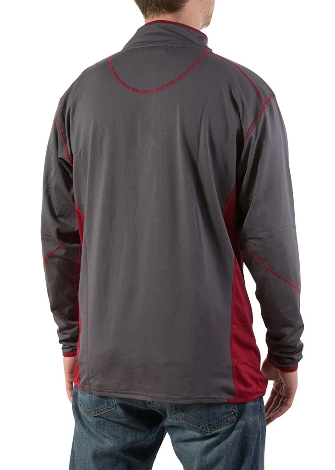 F/X Fusion Men's Active ¼ Zip Pullover Performance Stretch Sweatshirt with Microfleece Lining