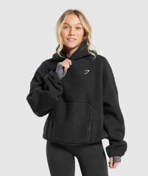 Gymshark Holt Textured Fleece - Black