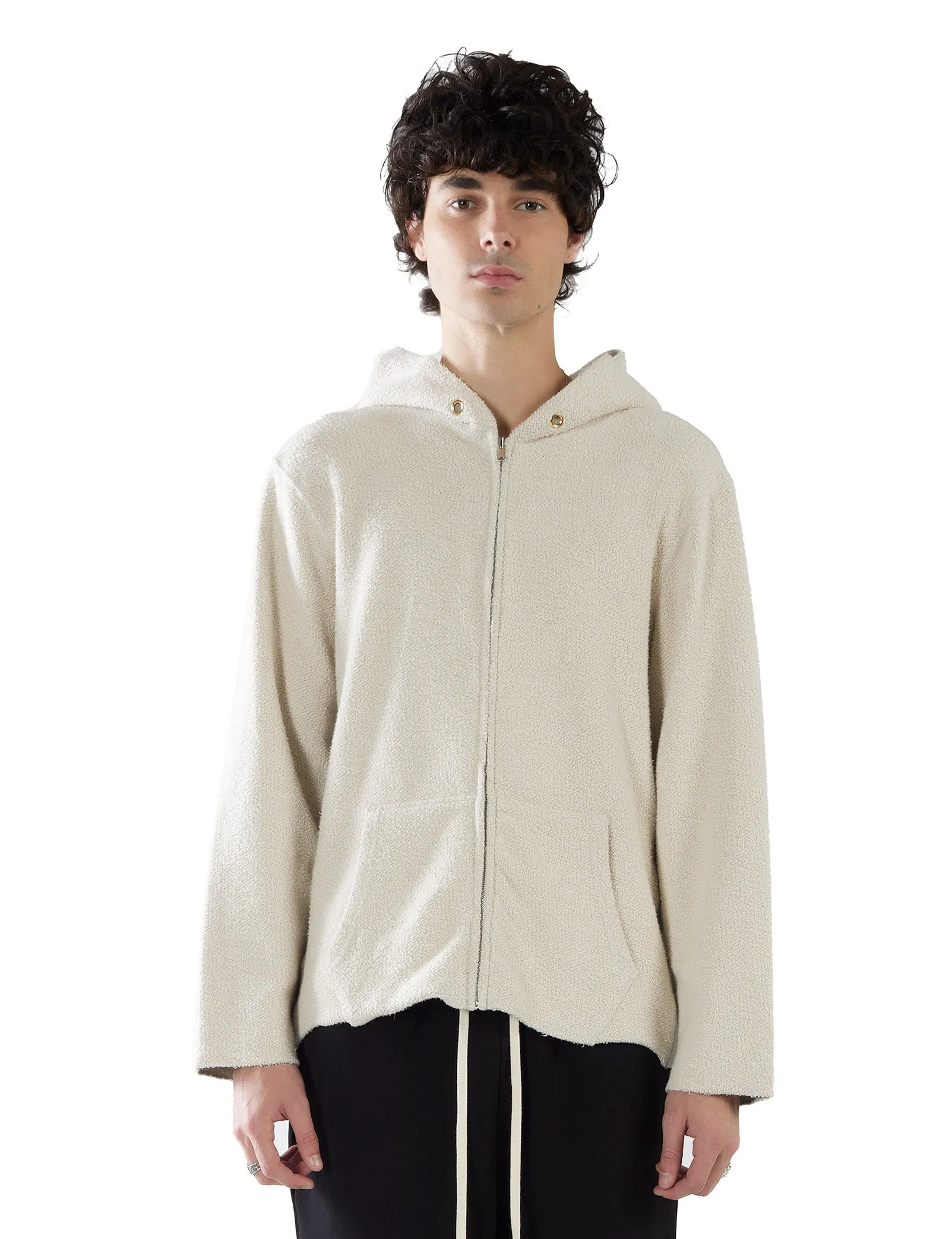 Heavyweight Inside Out Raw Zip Hoodie