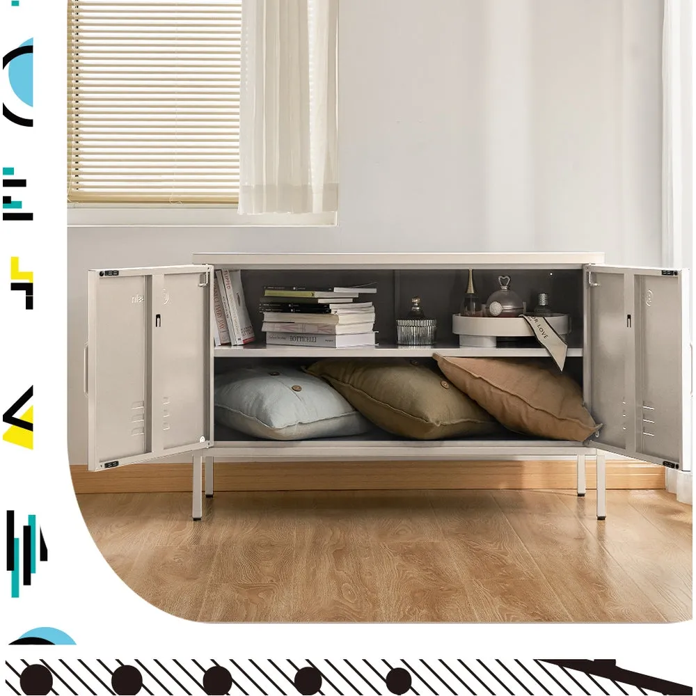 High-Quality Steel Buffet Sideboard with Ample Storage - ArtissIn