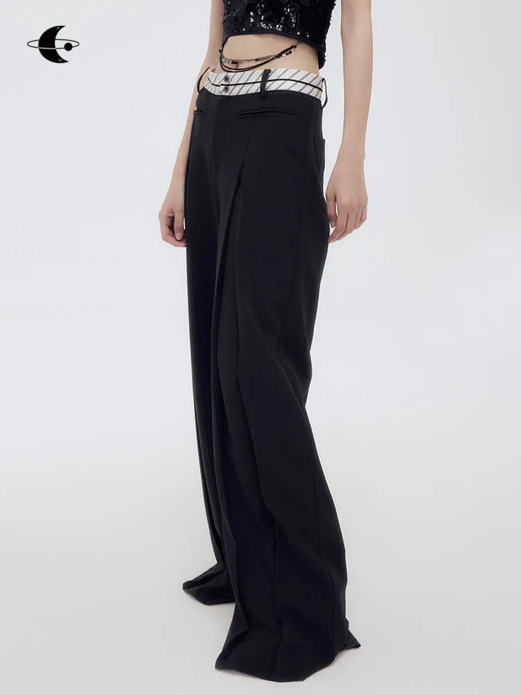 High-Waist Simple Chic Wide-Pants