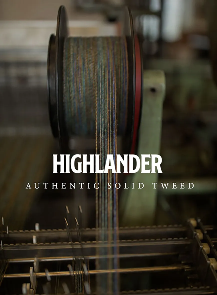 Highlander Heavy Blue Bedford Tweed Suit