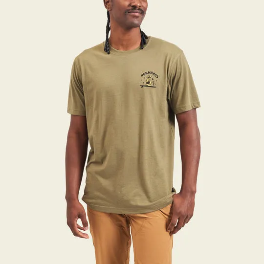 HOWLER BROS Ocean Offerings T-Shirt -OLIVE