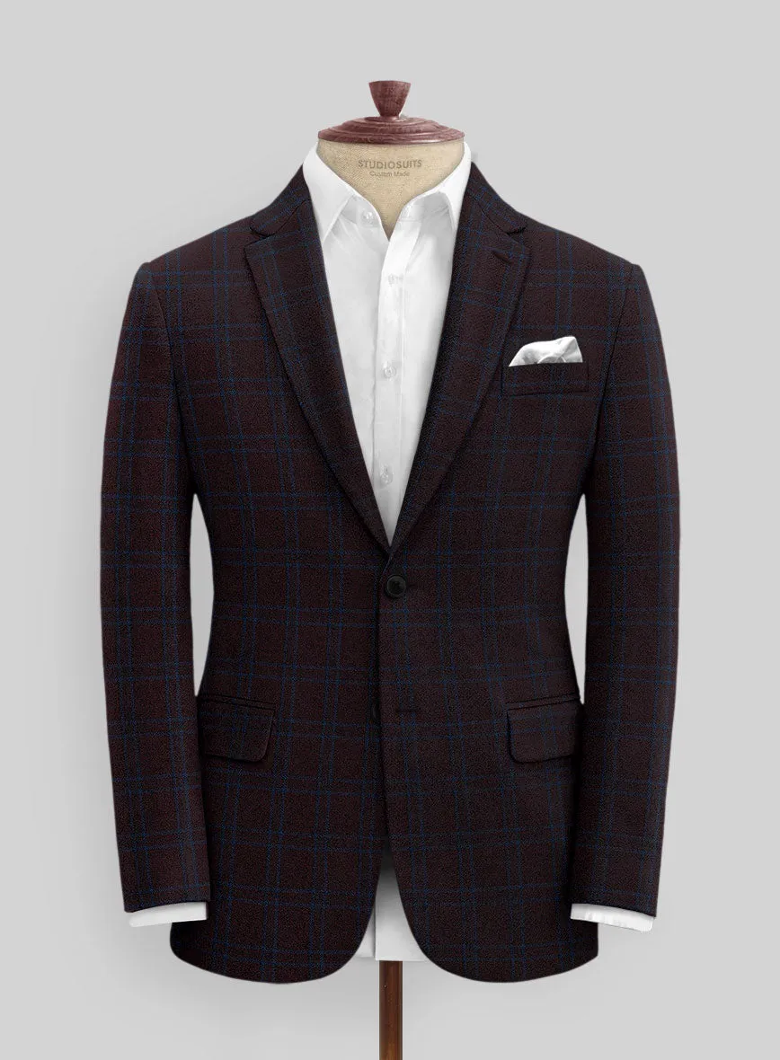 Italian Ernesto Check Tweed Suit