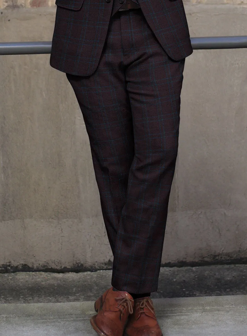 Italian Ernesto Check Tweed Suit