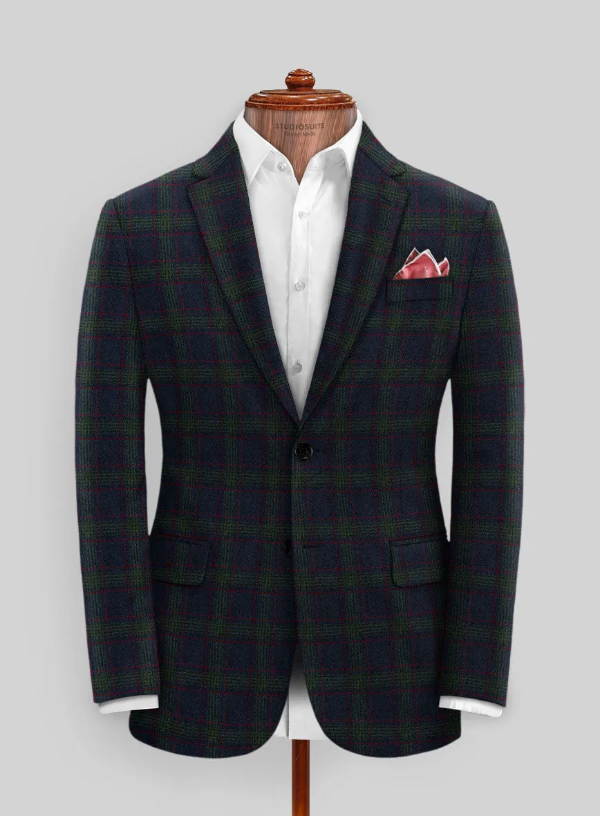 Italian Loza Checks Tweed Suit