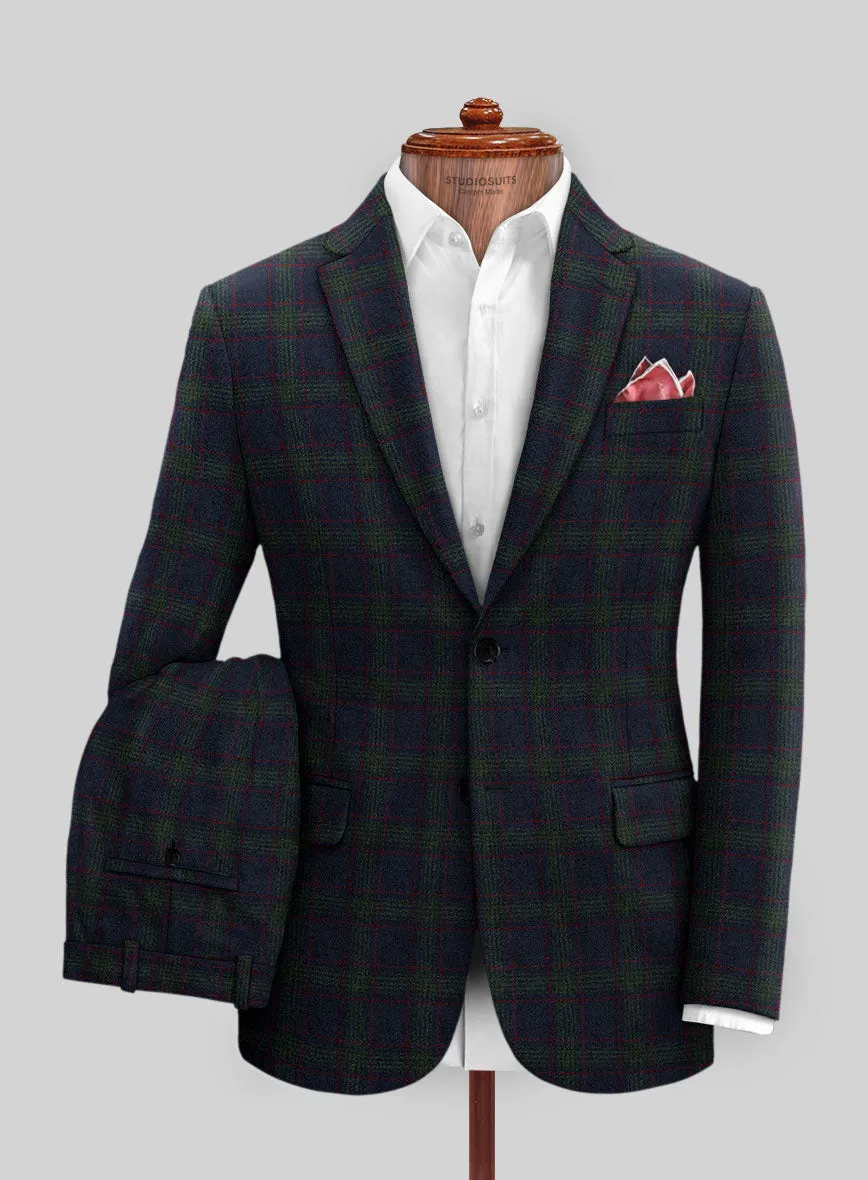 Italian Loza Checks Tweed Suit