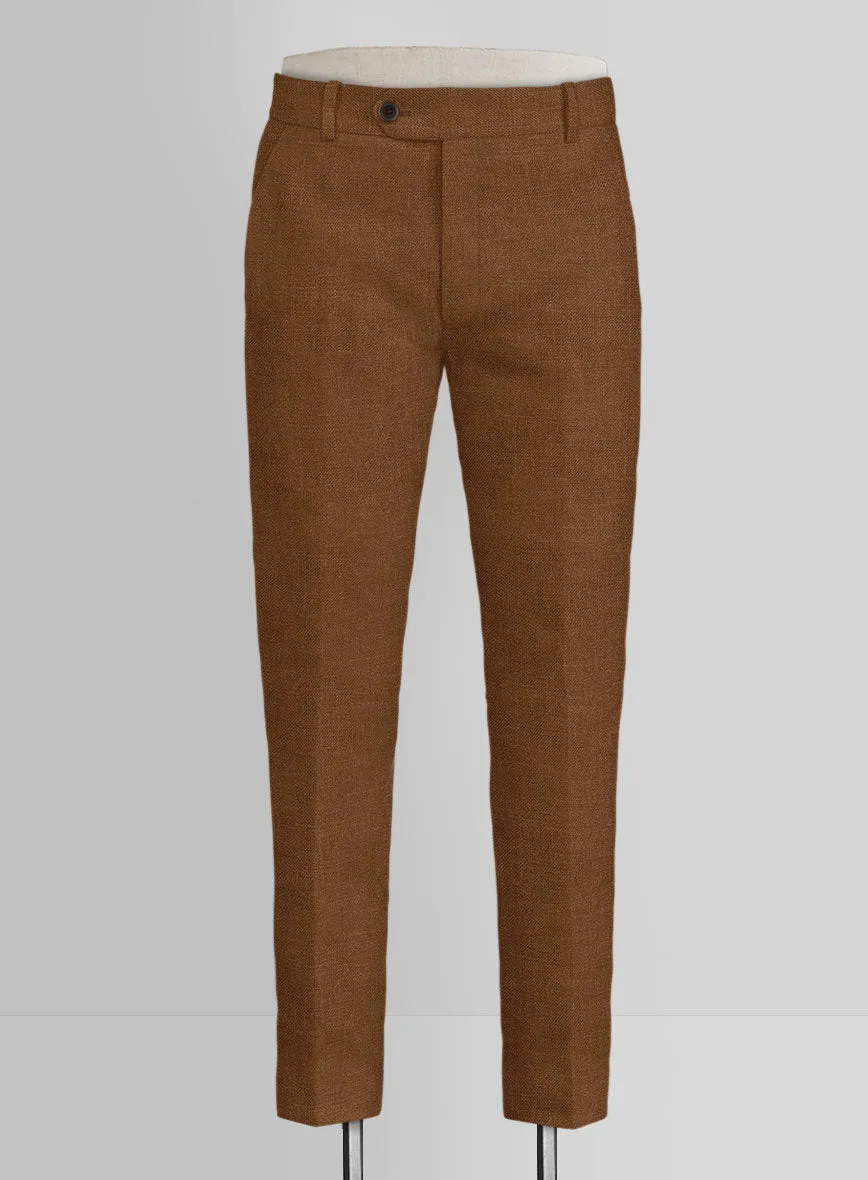 Italian Prato Rust Linen Suit