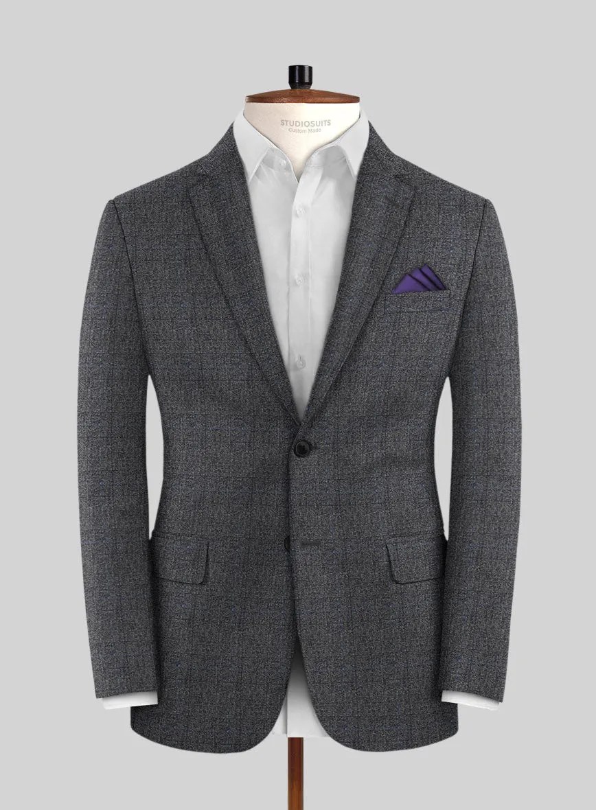 Italian Sift Gray Glen Flannel Suit