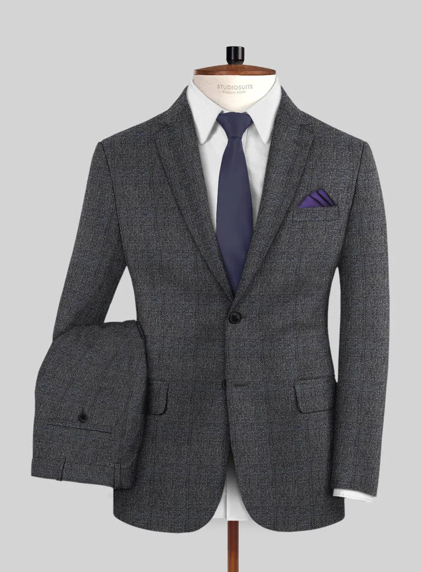 Italian Sift Gray Glen Flannel Suit