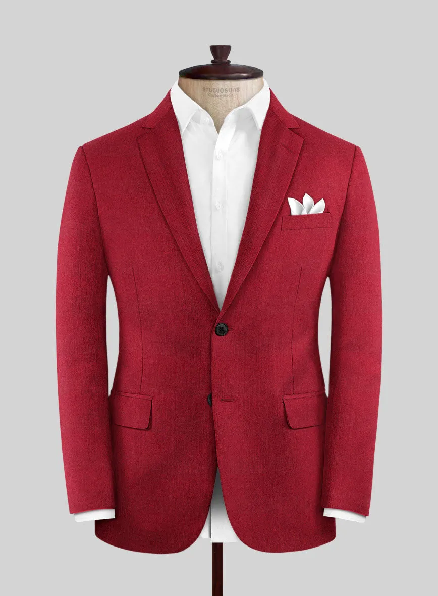 Italian Turna Red Flannel Suit