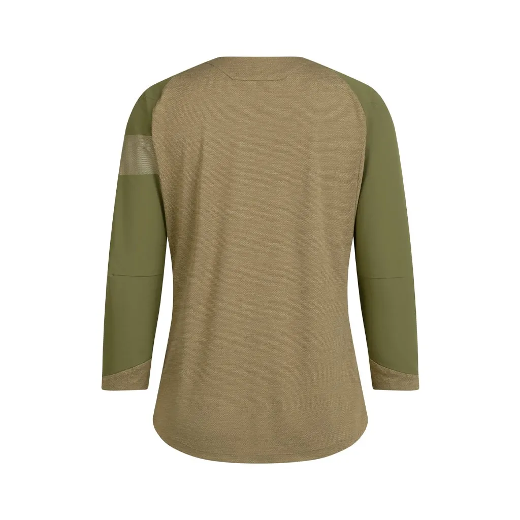 Jersey Rapha Womens Trail 3/4 - Olive/Dark Khaki