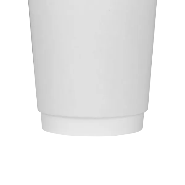 Karat 16oz Insulated Paper Hot Cups (90mm), White - 500 pcs