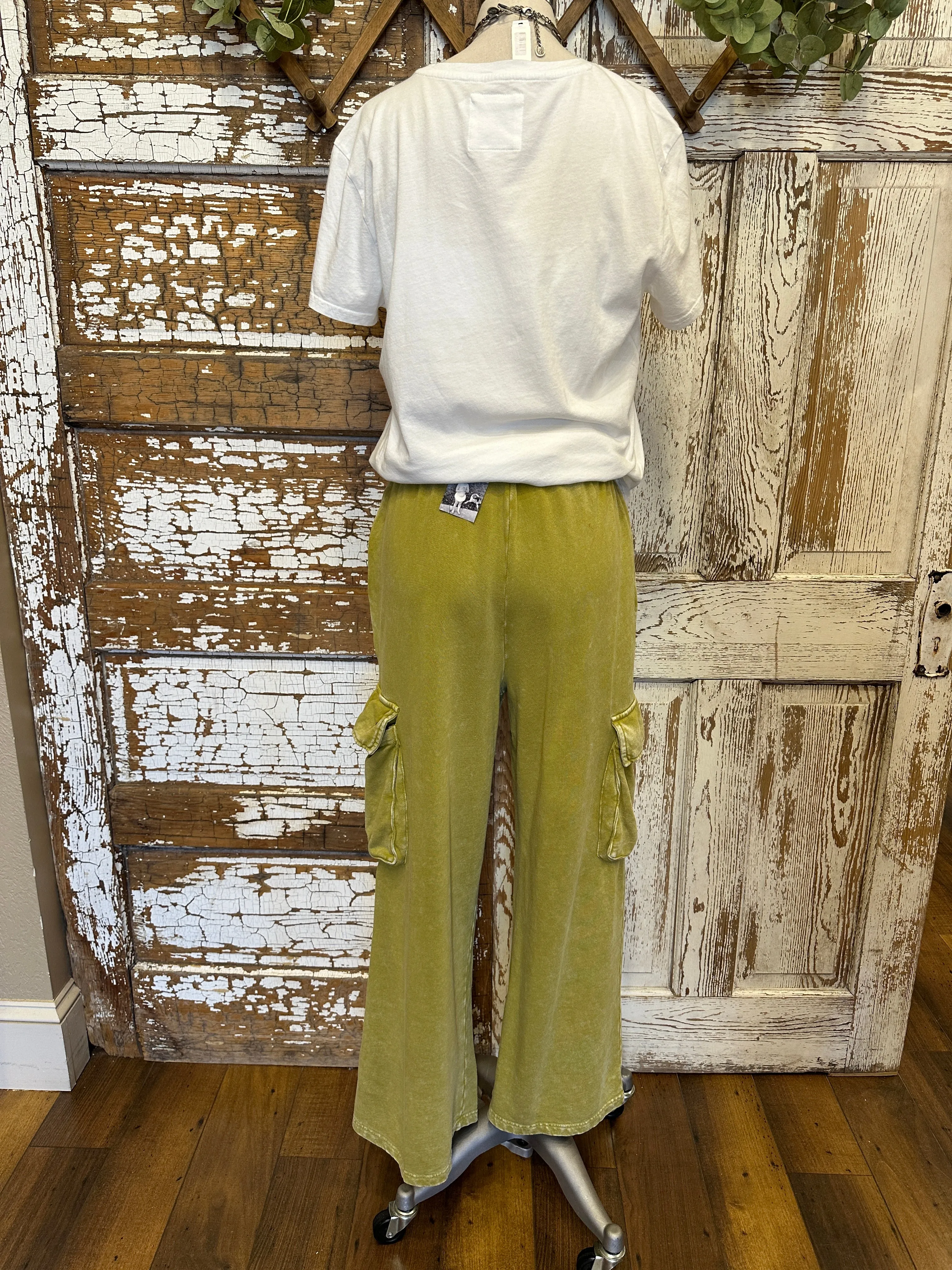 Lime Cargo Lu Leisure Pants