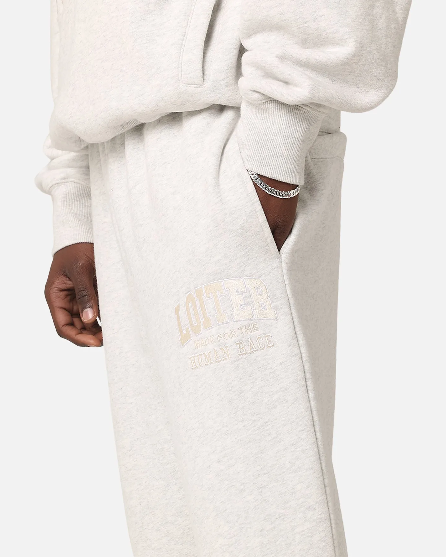 Loiter College Dropout Trackpants Light Marle