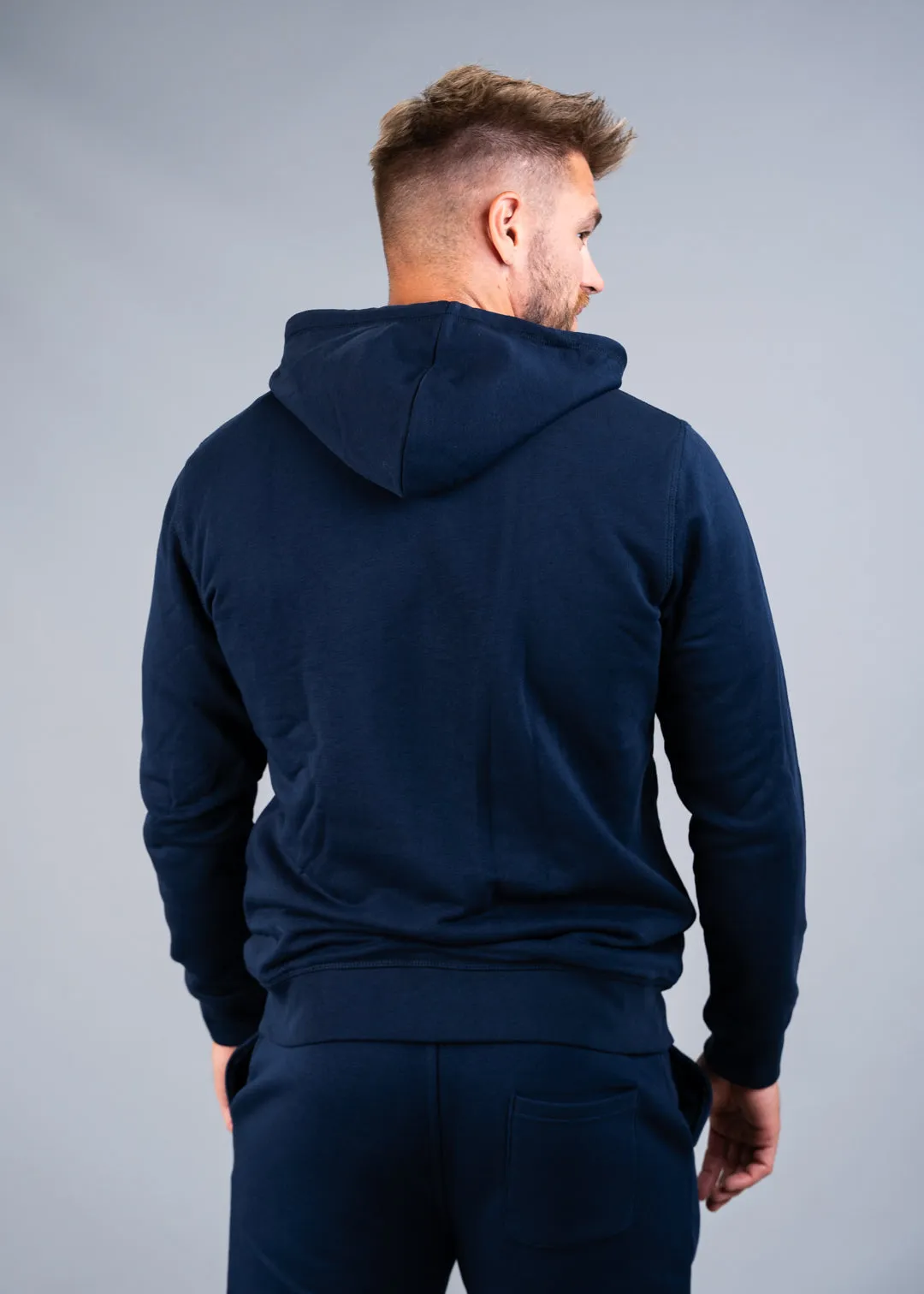 MEN'S LOGO SIGNATURE ZIPPER-HOODIE