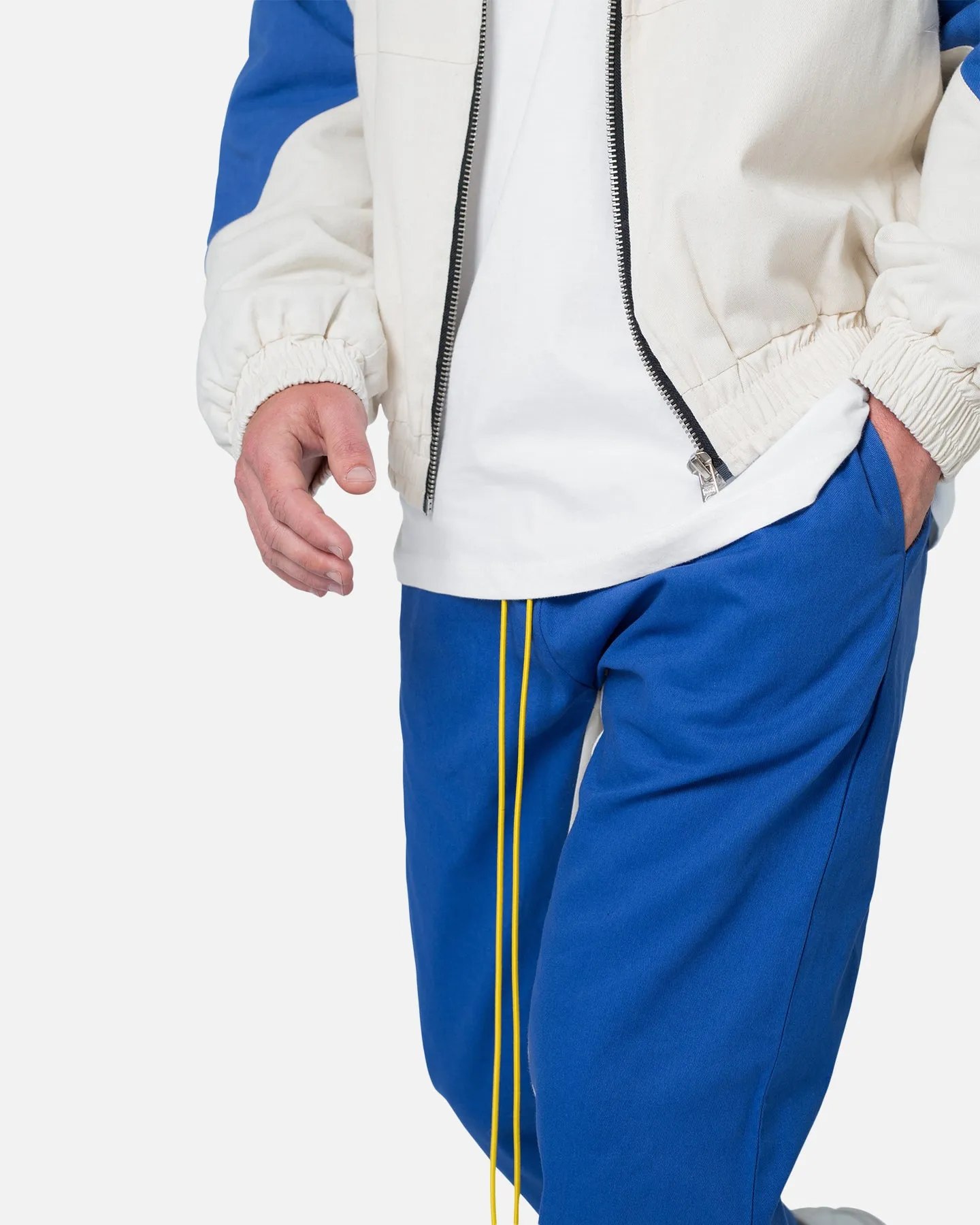 MNML Twill Racing Pants Blue/Natural