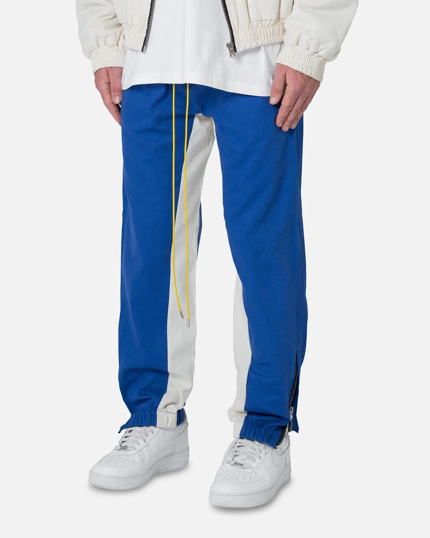 MNML Twill Racing Pants Blue/Natural