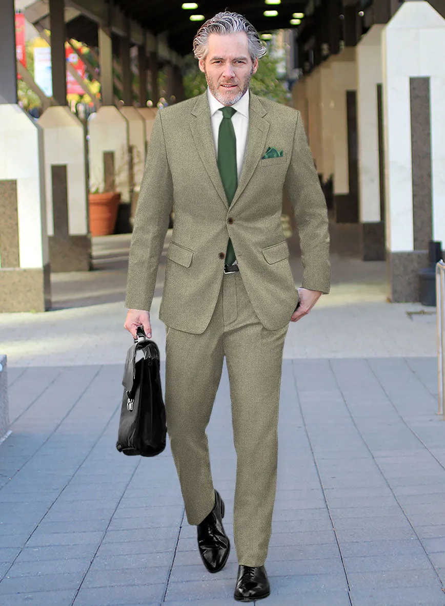 Naples Greige Tweed Suit