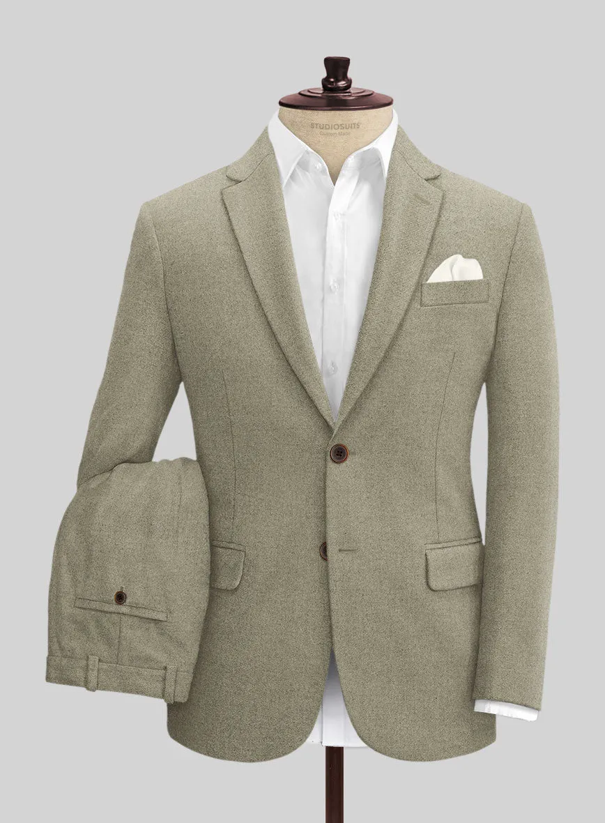 Naples Greige Tweed Suit