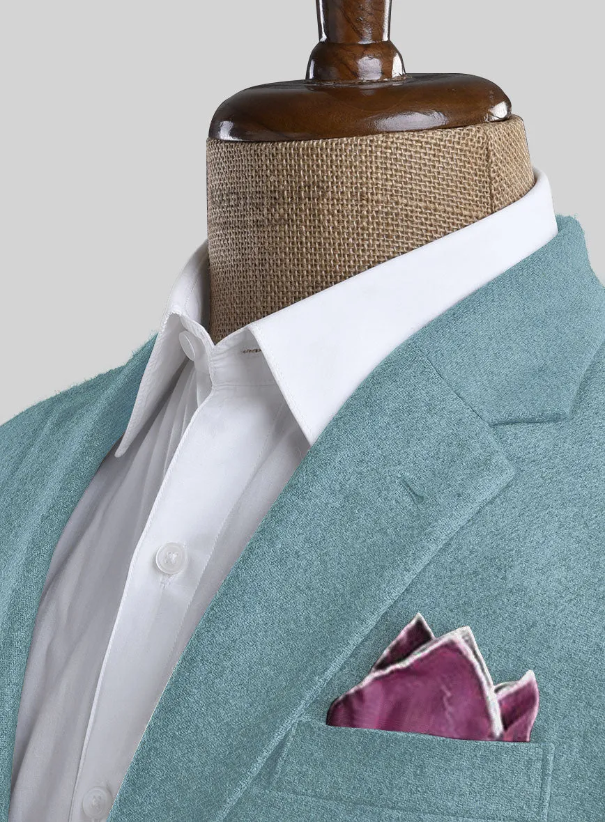 Naples Light Blue Tweed Suit