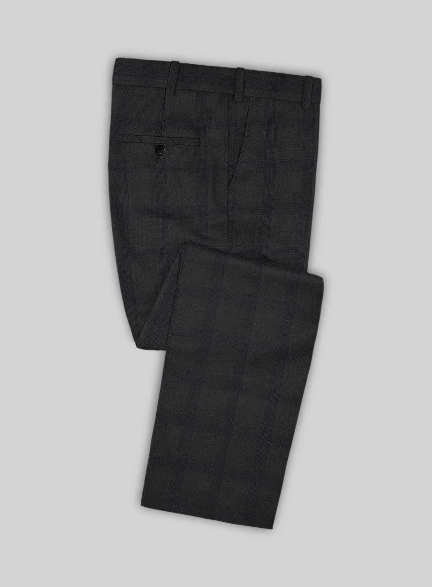 Napolean Knight Charcoal Check Suit