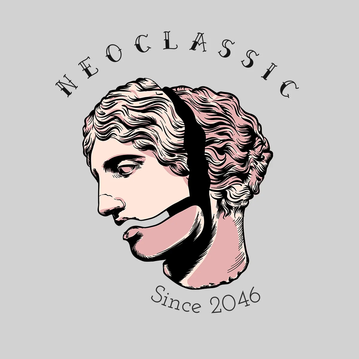 NeoClassic Unique Antic Sculpture Abstract Unisex T-shirt